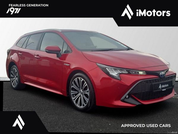 Toyota Corolla Estate, Petrol Hybrid, 2020, Red
