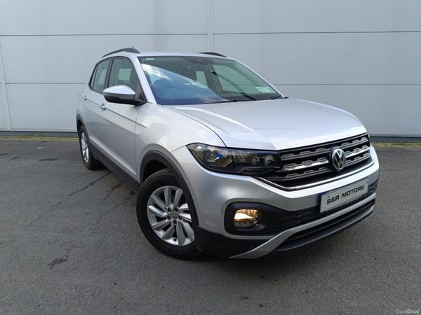 Volkswagen T-Cross SUV, Petrol, 2020, Silver