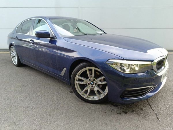 BMW 5-Series Saloon, Diesel, 2018, Blue