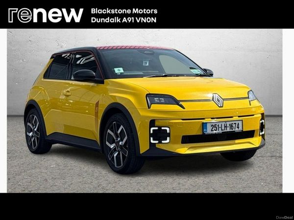 Renault 5 Hatchback, Electric, 2025, Yellow