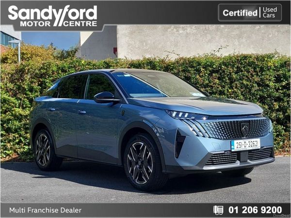 Peugeot 3008 SUV, Petrol Hybrid, 2025, Blue