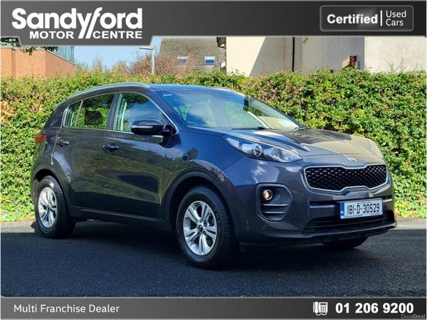 Kia Sportage SUV, Diesel, 2018, Grey