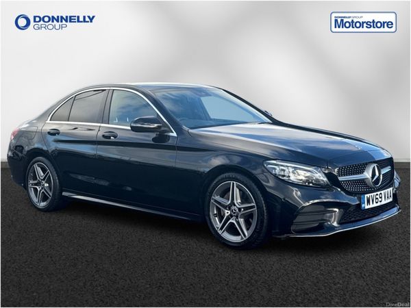 Mercedes-Benz C-Class Saloon, Petrol, 2019, Black