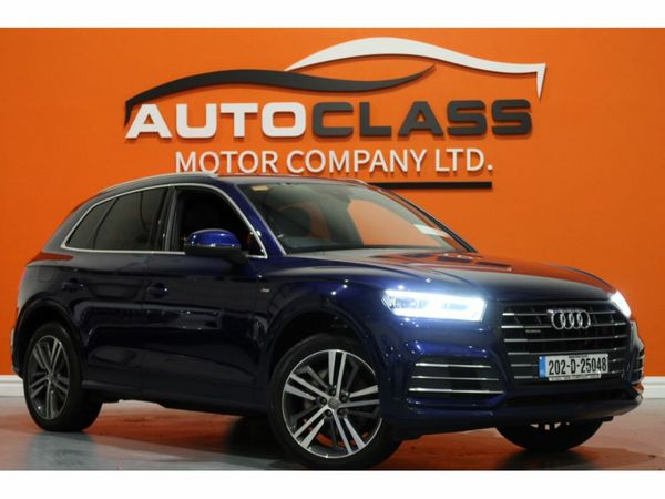 Audi Q5 Estate, Petrol Plug-in Hybrid, 2020, Blue