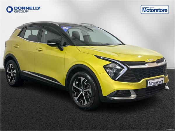 Kia Sportage Estate, Petrol Hybrid, 2023, Yellow