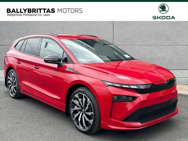 Skoda Enyaq Estate, Electric, 2025, Red