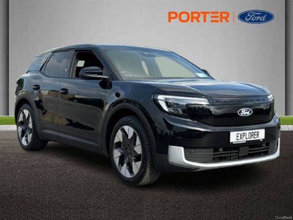 Ford Explorer SUV, Electric, 2026, Black