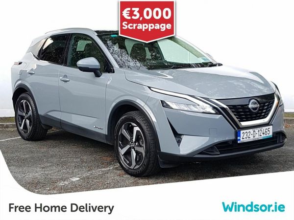 Nissan Qashqai MPV, Petrol Hybrid, 2023, Grey
