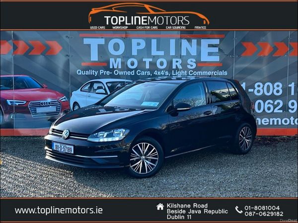 Volkswagen Golf Hatchback, Petrol, 2018, Black