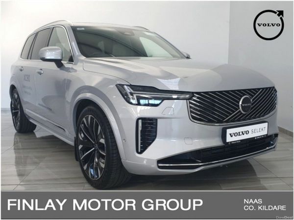 Volvo XC90 SUV, Petrol Plug-in Hybrid, 2026, Silver