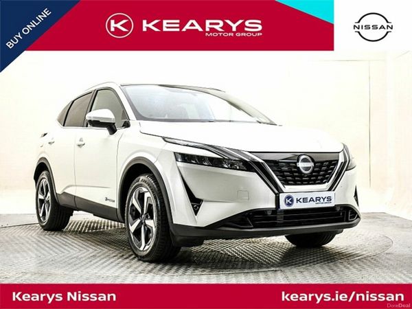 Nissan Qashqai SUV, Petrol Hybrid, 2024, White