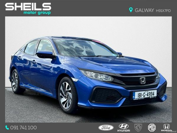 Honda Civic Hatchback, Petrol, 2018, Blue