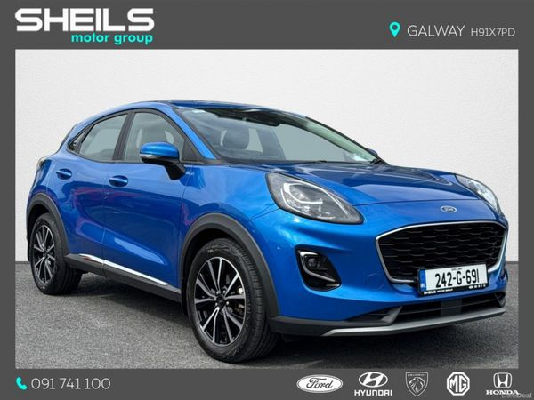 Ford Puma MPV, Petrol Hybrid, 2024, Blue