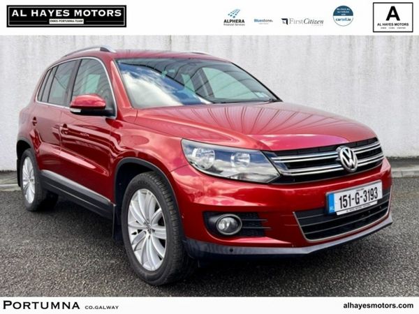 Volkswagen Tiguan SUV, Diesel, 2015, Red