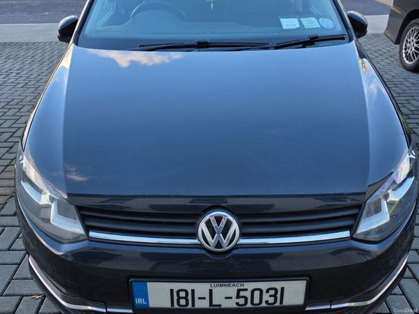 Volkswagen Polo Hatchback, Petrol, 2018, Black
