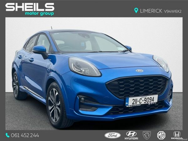 Ford Puma MPV, Petrol Hybrid, 2021, Blue