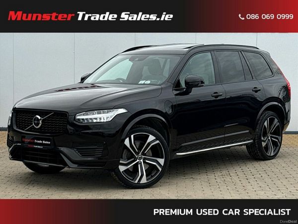 Volvo XC90 SUV, Petrol Plug-in Hybrid, 2022, Black