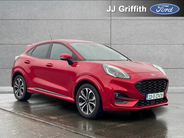 Ford Puma MPV, Petrol Hybrid, 2022, Red