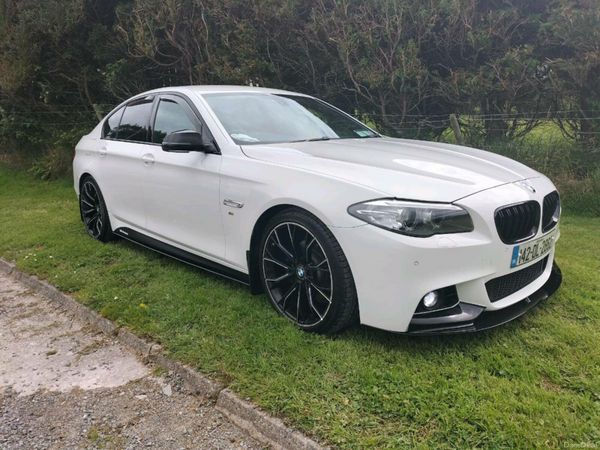 BMW 5-Series Saloon, Diesel, 2014, White