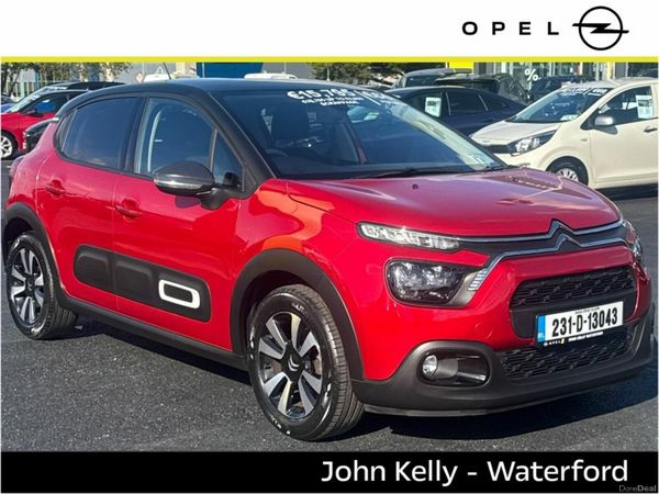Citroen C3 Hatchback, Petrol, 2023, Red