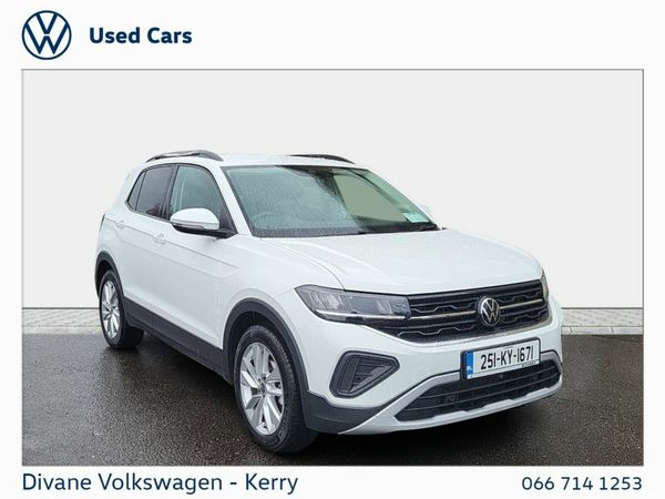 Volkswagen T-Cross SUV, Petrol, 2025, White