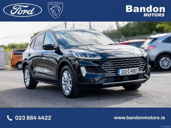 Ford Kuga SUV, Petrol Hybrid, 2022, Black