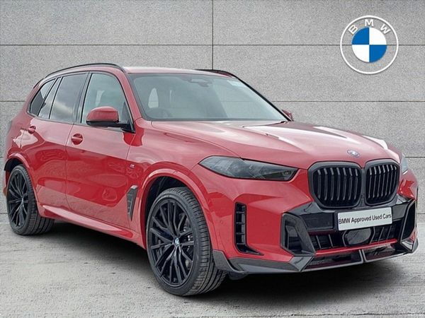 BMW X5 SUV, Petrol Plug-in Hybrid, 2025, Red