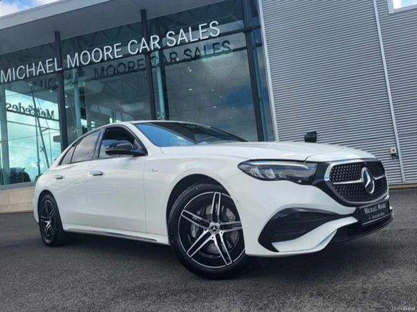 Mercedes-Benz E-Class Saloon, Diesel Plug-in Hybrid, 2026, White