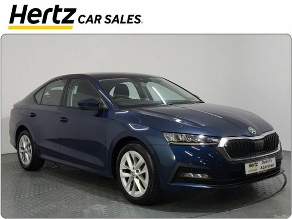 Skoda Octavia Saloon, Petrol Hybrid, 2024, Blue