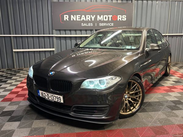 BMW 5-Series Saloon, Diesel, 2016, Brown