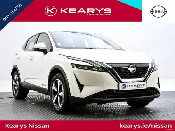 Nissan Qashqai SUV, Petrol Hybrid, 2024, White