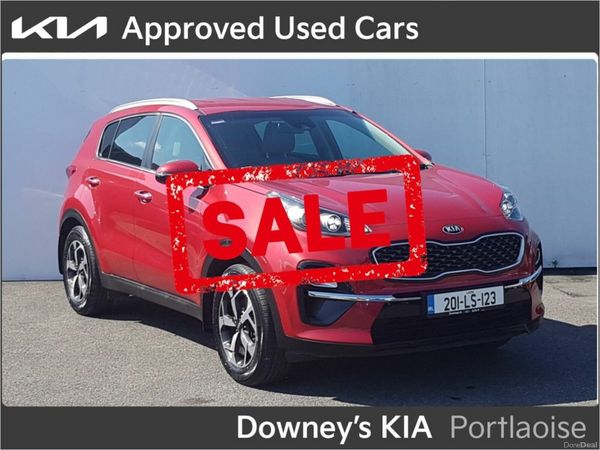 Kia Sportage SUV, Diesel, 2020, Red