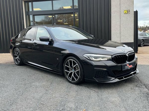 BMW 5-Series Saloon, Diesel Hybrid, 2020, Black