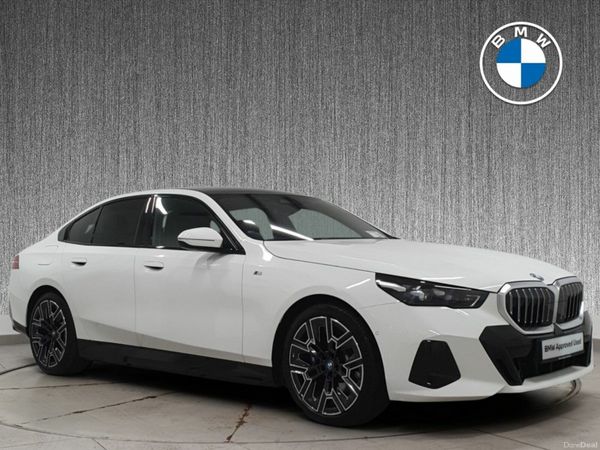 BMW 5-Series Saloon, Petrol Plug-in Hybrid, 2024, White