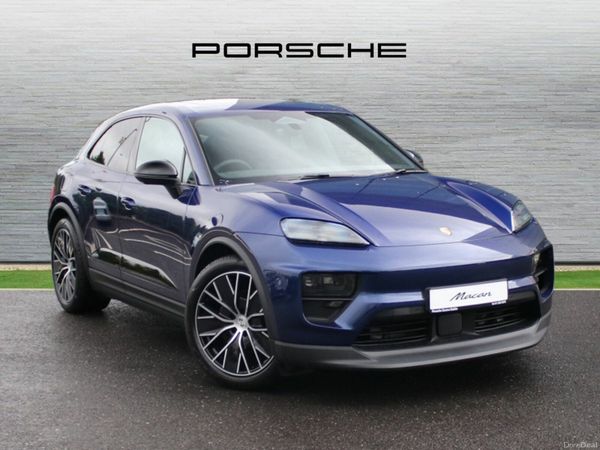 Porsche Macan SUV, Electric, 2025, Blue