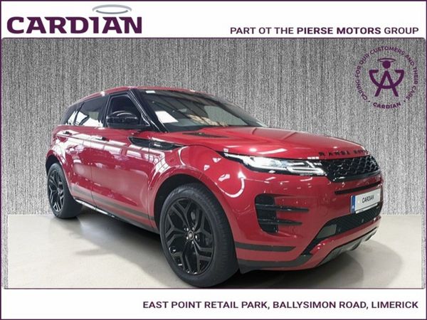 Land Rover Range Rover Evoque SUV, Petrol Hybrid, 2024, Red