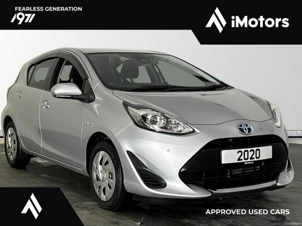 Toyota Aqua Hatchback, Petrol Hybrid, 2020, Silver