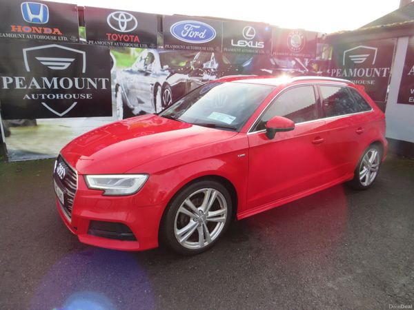 Audi A3 Hatchback, Diesel, 2018, Red