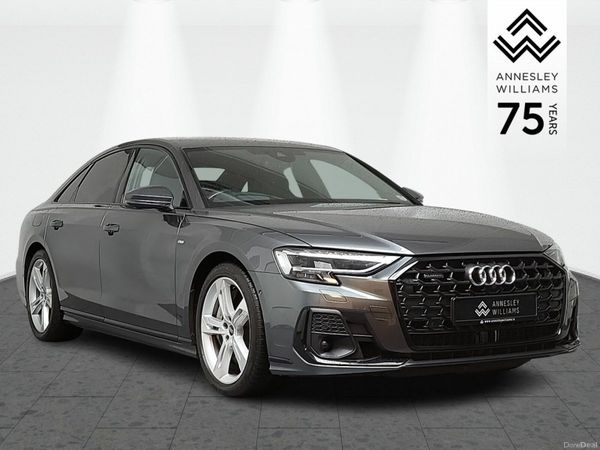 Audi A8 Saloon, Petrol Plug-in Hybrid, 2024, Grey