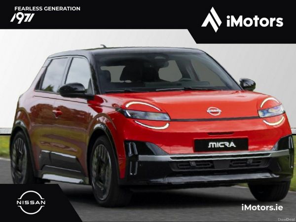 Nissan Micra Hatchback, Electric, 2026, Red