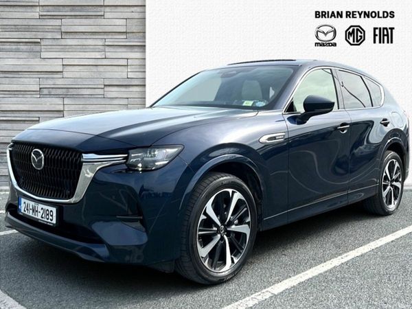 Mazda CX-60 SUV, Petrol Plug-in Hybrid, 2024, Blue