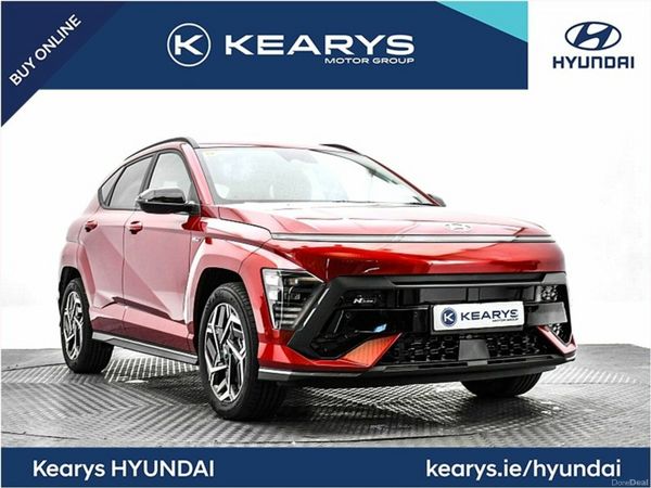 Hyundai KONA SUV, Petrol Hybrid, 2025, Red