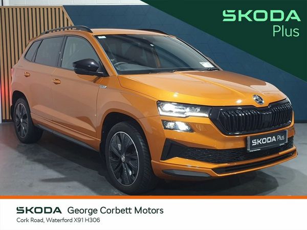 Skoda Karoq Estate, Petrol, 2023, Orange