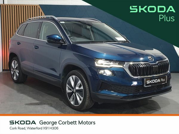 Skoda Karoq Estate, Petrol, 2023, Blue