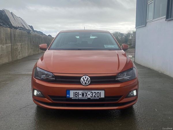 Volkswagen Polo Hatchback, Petrol, 2018, Orange