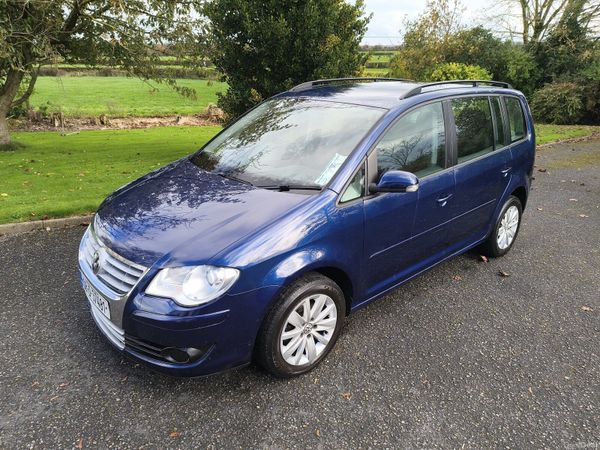 Volkswagen Touran MPV, Petrol, 2008, Blue