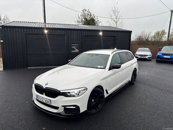 BMW 5-Series Estate, Diesel, 2017, White
