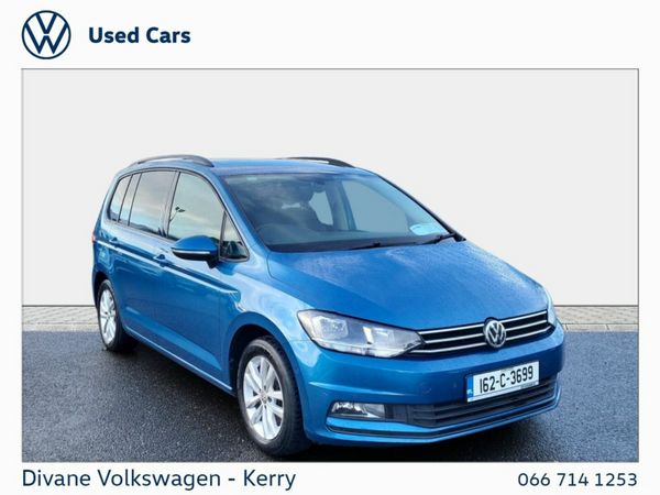 Volkswagen Touran MPV, Diesel, 2016, Blue