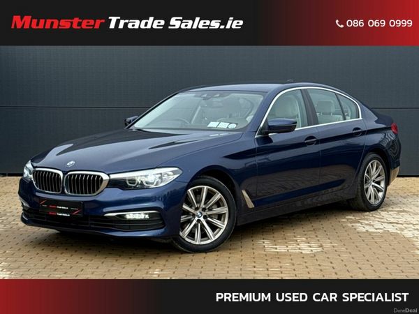 BMW 5-Series Saloon, Diesel, 2019, Blue
