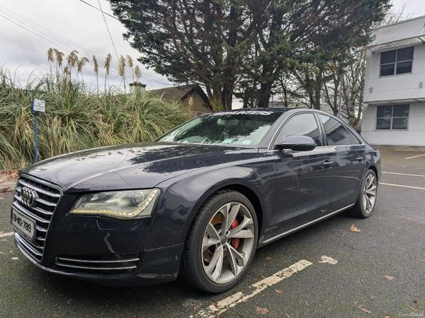 Audi A8 Saloon, Diesel, 2013, Blue